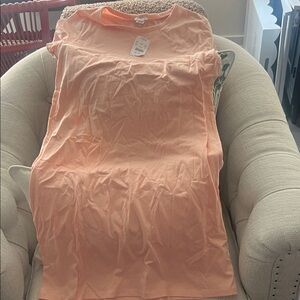 J. Crew Light Pink Women's Short Sleeve T-Shirt Dress